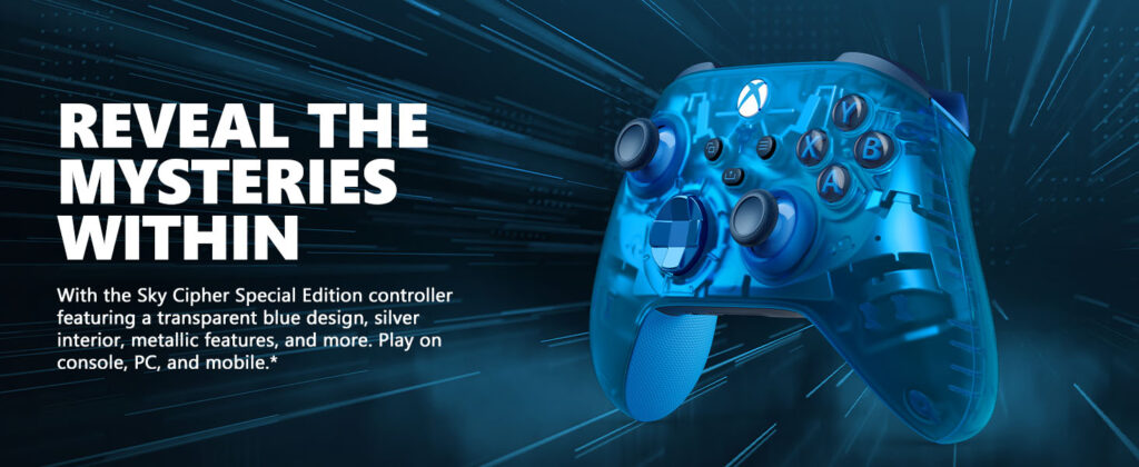 Xbox Wireless Controller Sky Cipher Special Edition