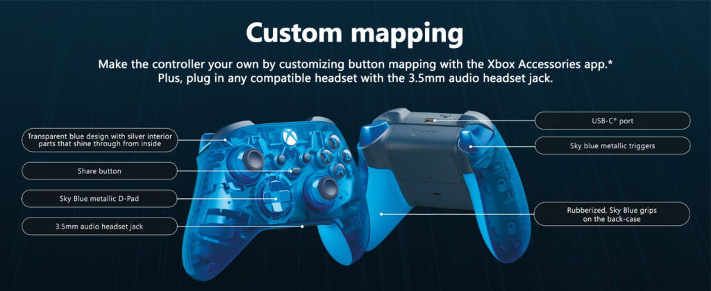 Xbox Wireless Controller Sky Cipher Special Edition